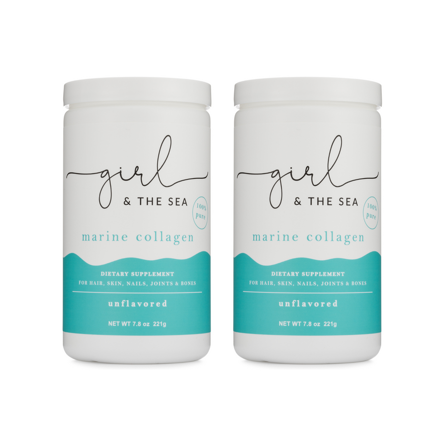 2 Pack Bundle & Save Girl & The Sea 100% pure marine collagen